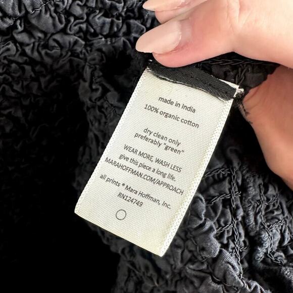 Mara Hoffman Mona Strapless Scrunch Rosette Midi Dress - Picture 7 of 8